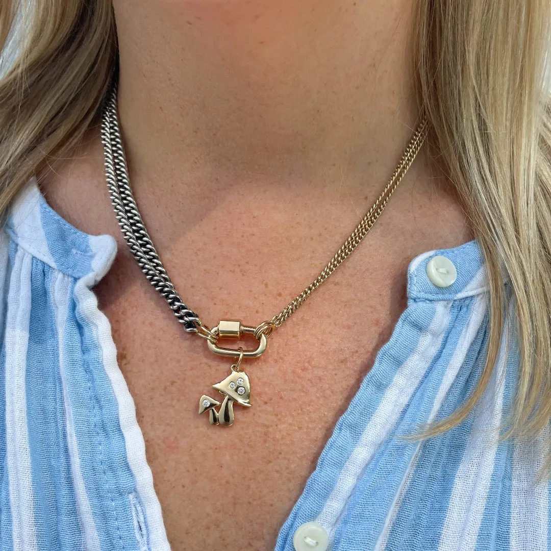 Marla Aaron 14K Gold Fine Curb Chain Necklace Croghans