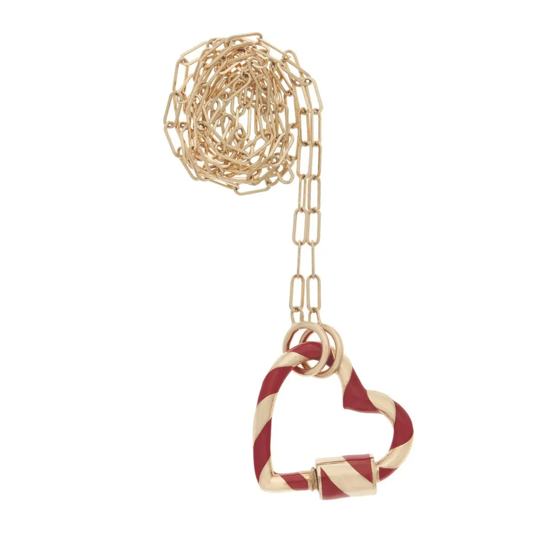 Marla Aaron 14K Gold Square Link Chain Necklace Croghans