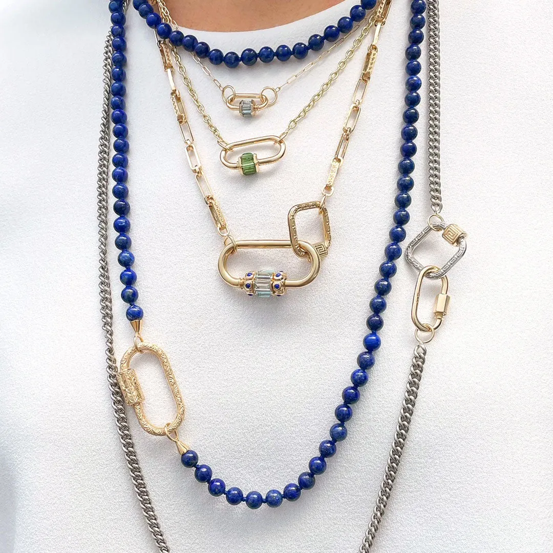 Marla Aaron 14K Yellow Gold Meander Chain Necklace Croghans