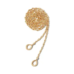 Marla Aaron 18K Gold Small True Lovers Knot Chain Necklace Croghans