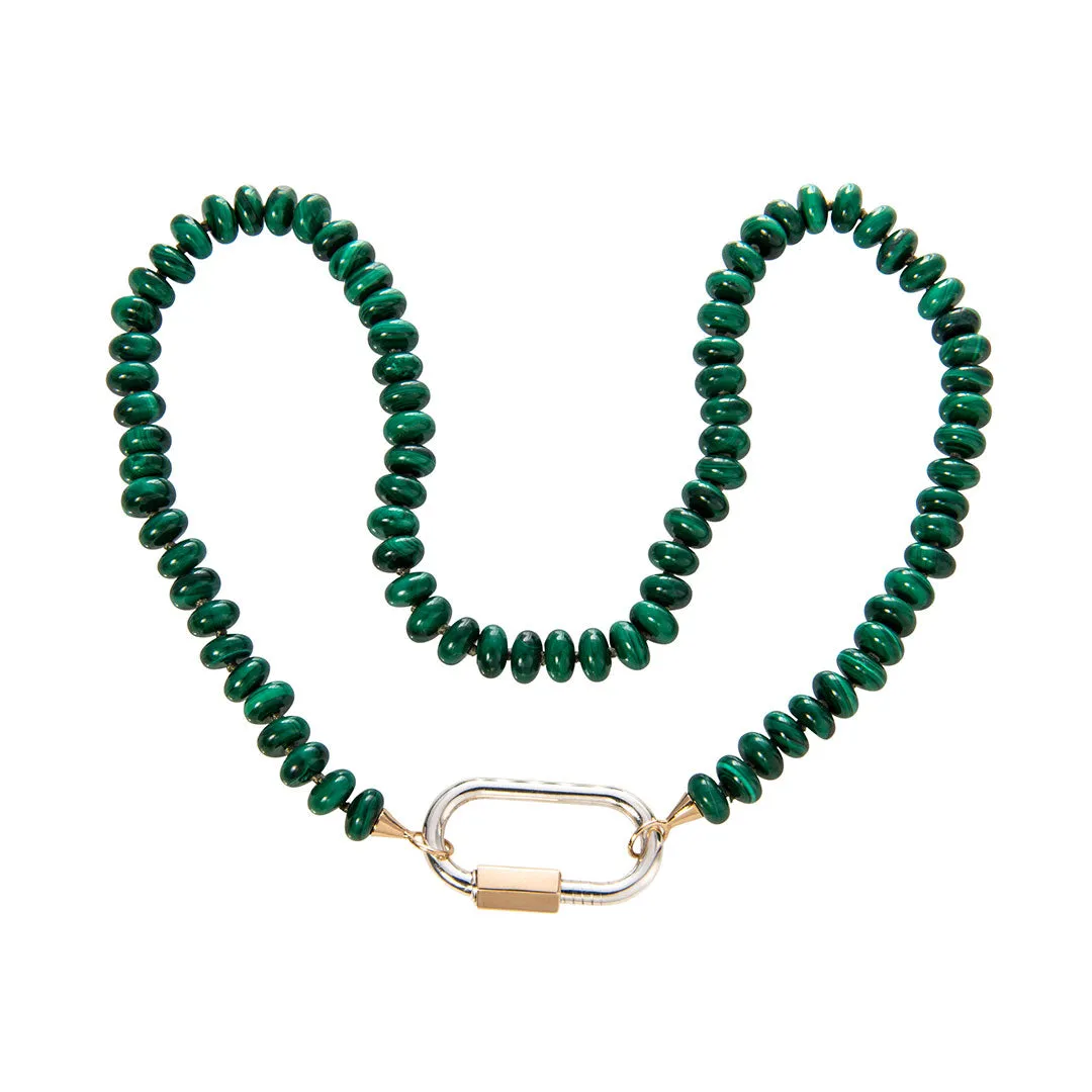 Marla Aaron Malachite Rondelle Strand Croghans