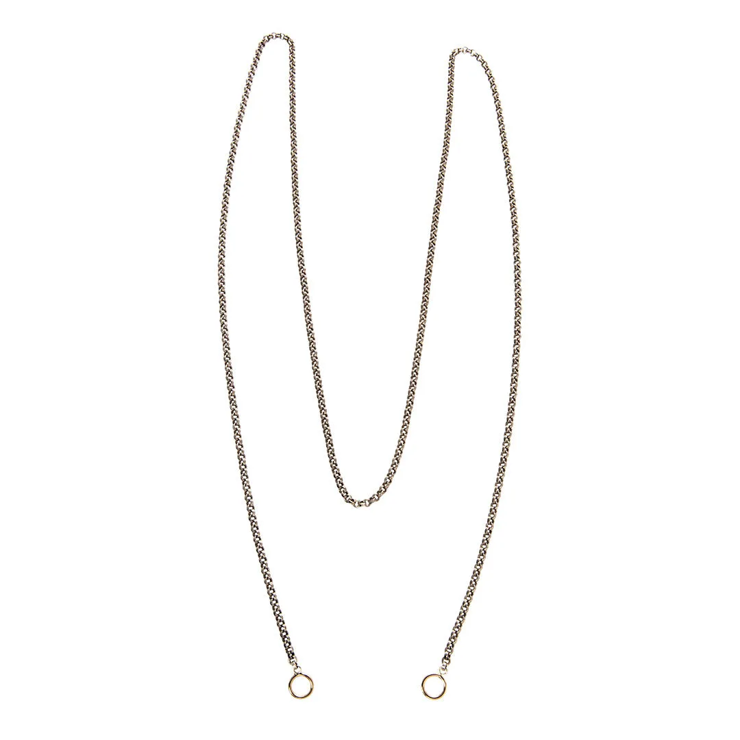 Marla Aaron Silver Rolo Chain Necklace Croghans