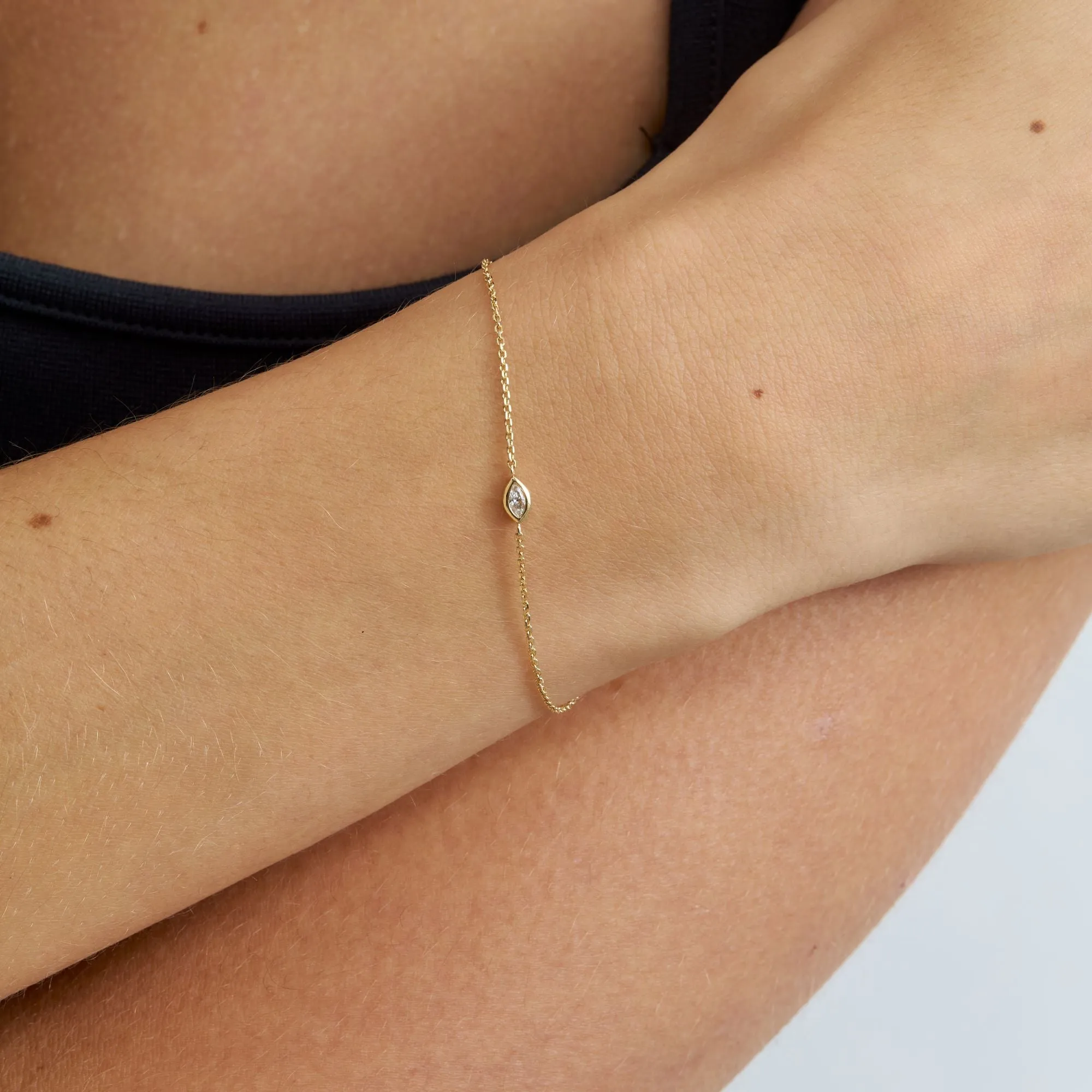 Marquise Diamond Bracelet, Maisie SARAHELISE