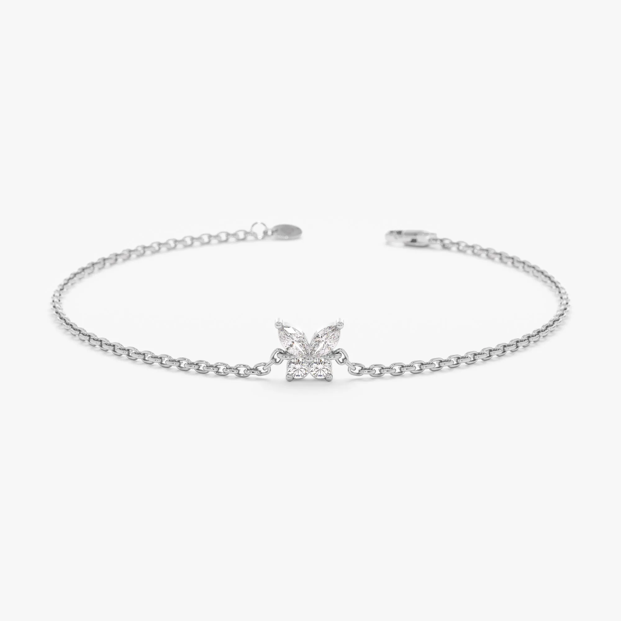 Marquise Diamonds Butterfly Bracelet, Mariposa SARAHELISE