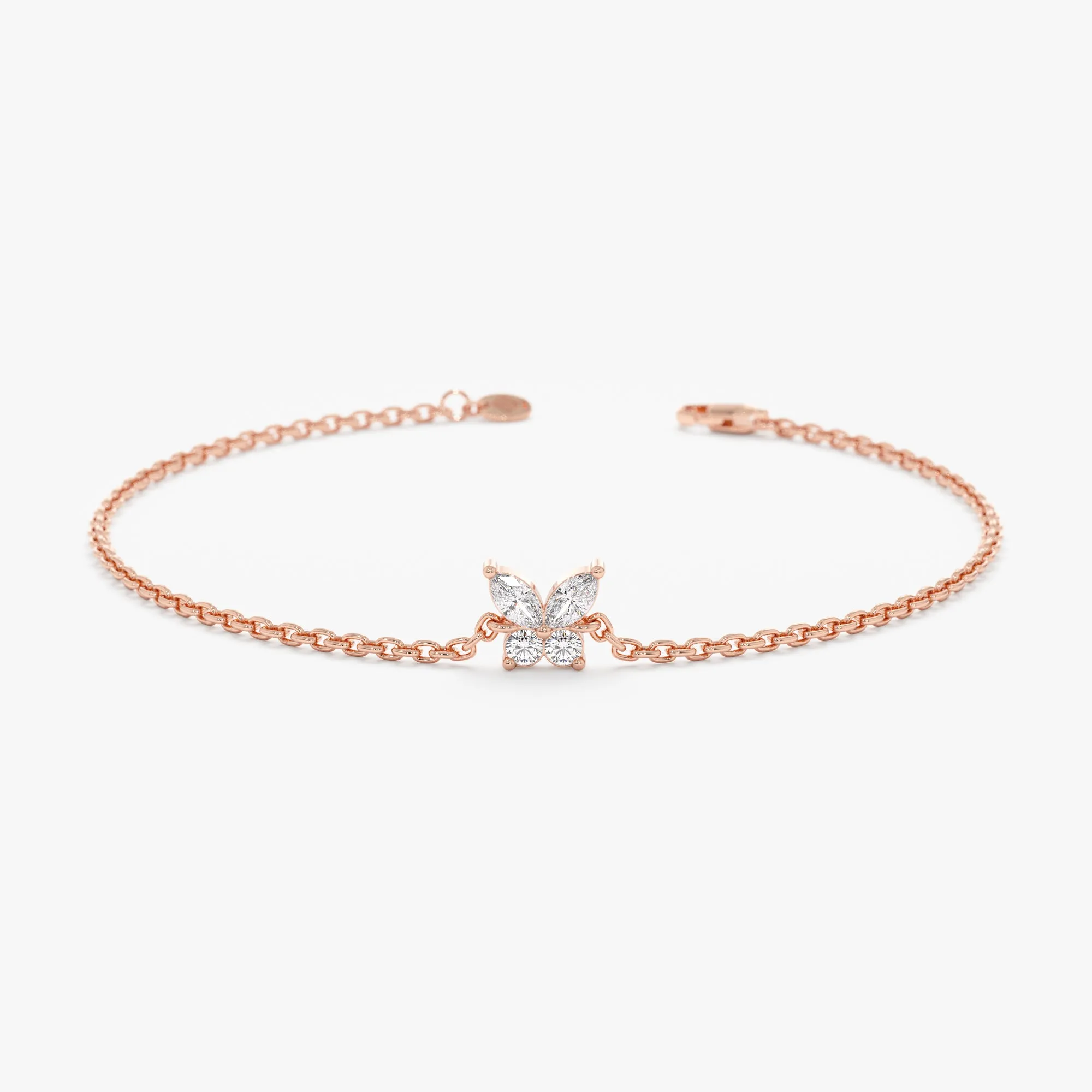 Marquise Diamonds Butterfly Bracelet, Mariposa SARAHELISE