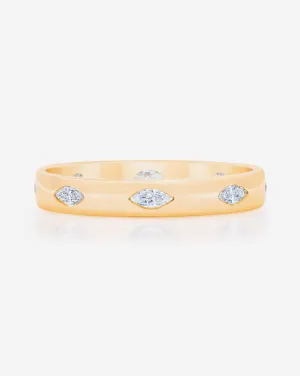 Marquise Luxe Inlay Eternity Band Ring Concierge