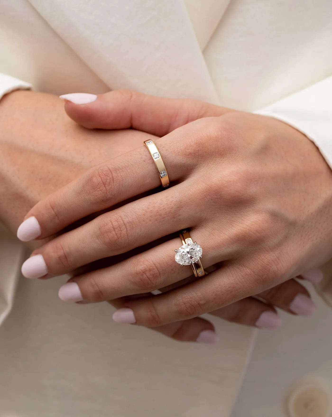 Marquise Luxe Inlay Eternity Band Ring Concierge
