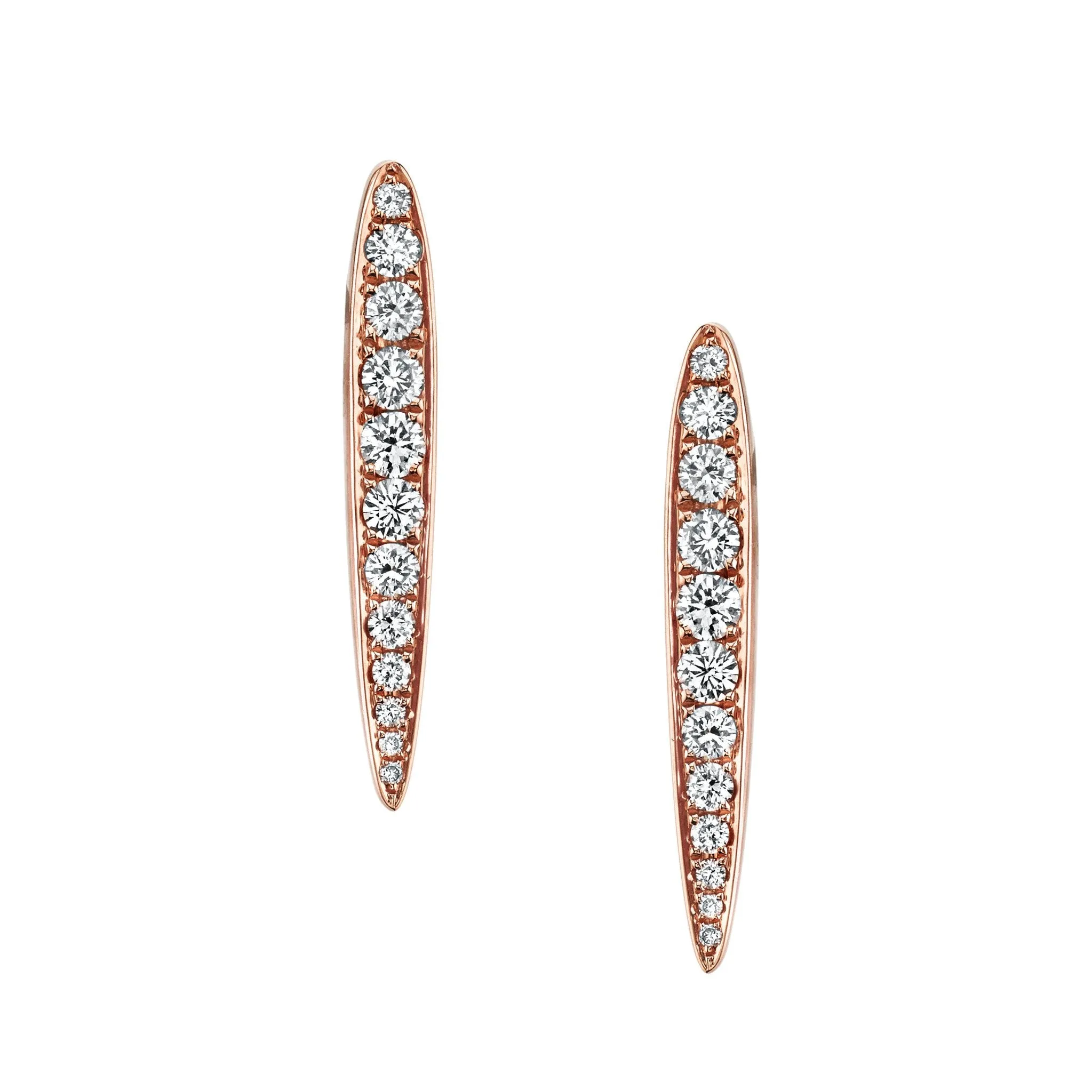 MEDIUM DIAMOND SPEAR EARRINGS Anita Ko