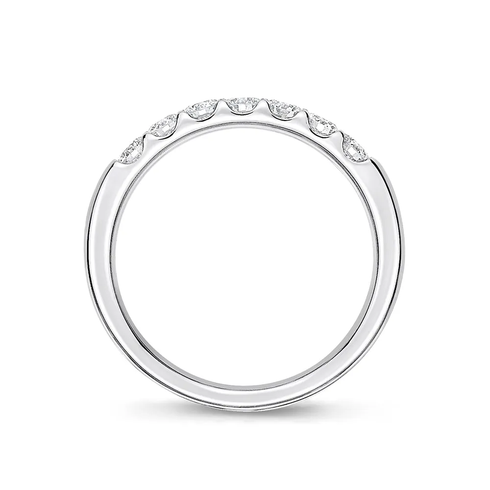 Memoire 18ct White Gold 1/2 Carat Diamond Odessa Eternity Ring Shiels