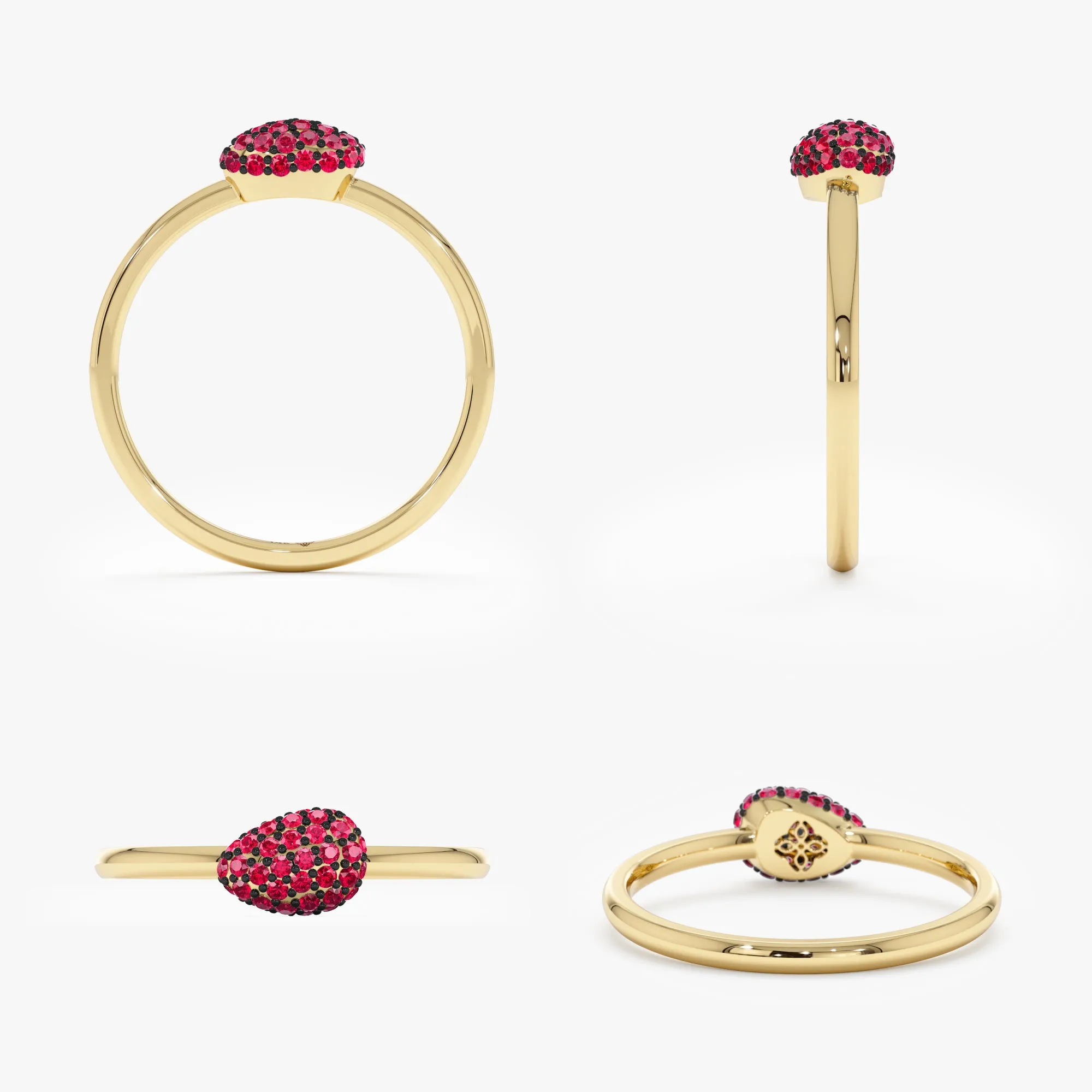 Mini Dome Stackable Ring, Uzma SARAHELISE