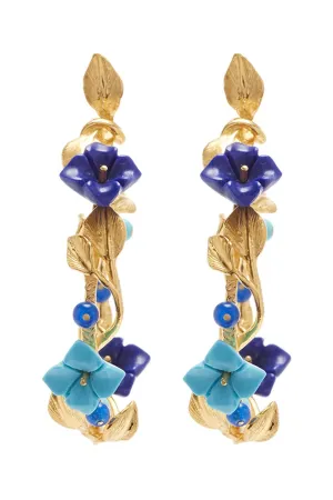 Mini flower Whirl Earrings