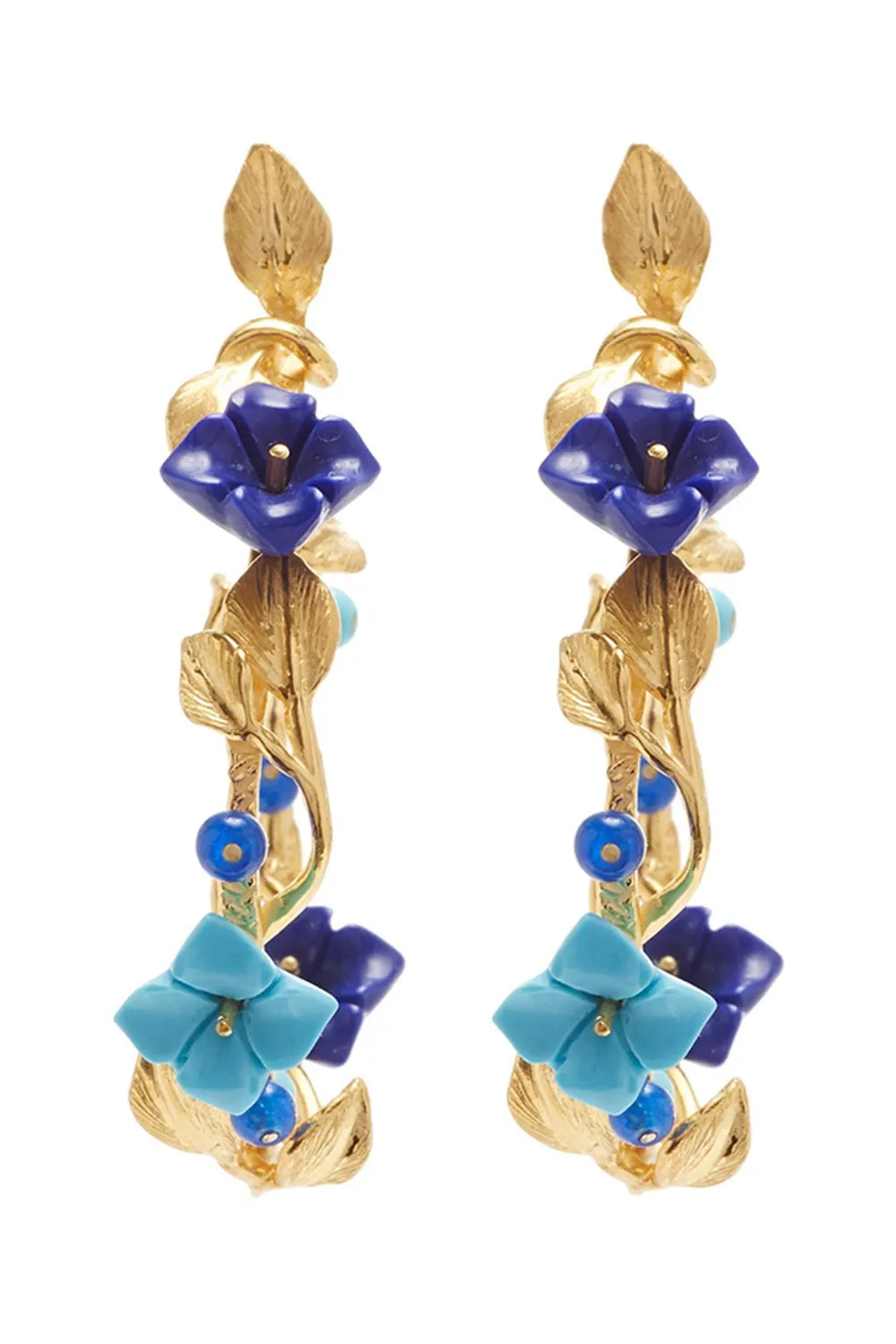 Mini flower Whirl Earrings