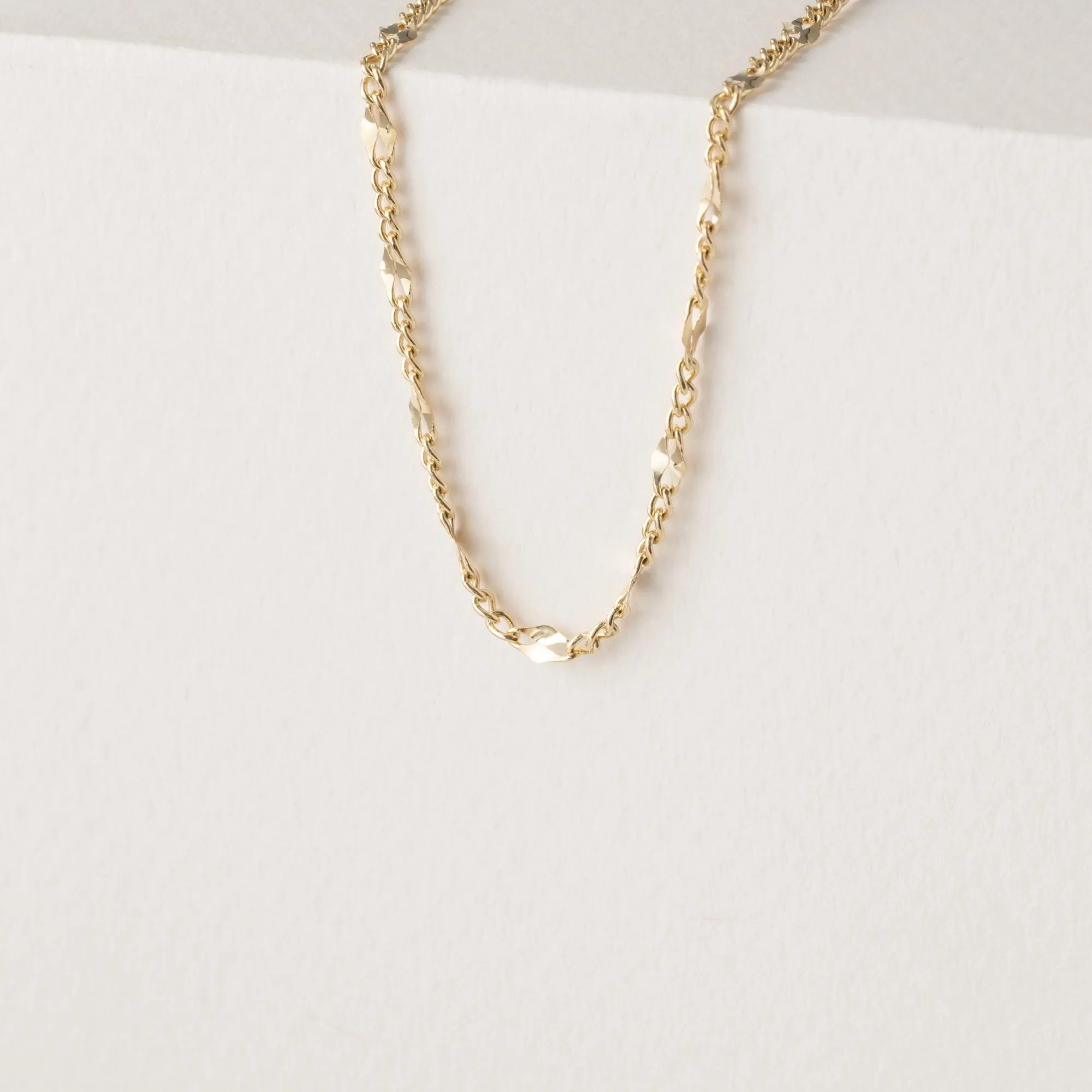 Mixed Chain Link Necklace, Gloria SARAHELISE
