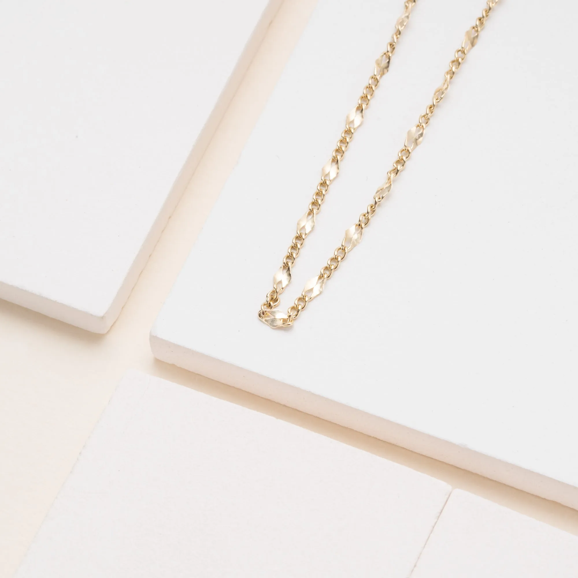 Mixed Chain Link Necklace, Gloria SARAHELISE