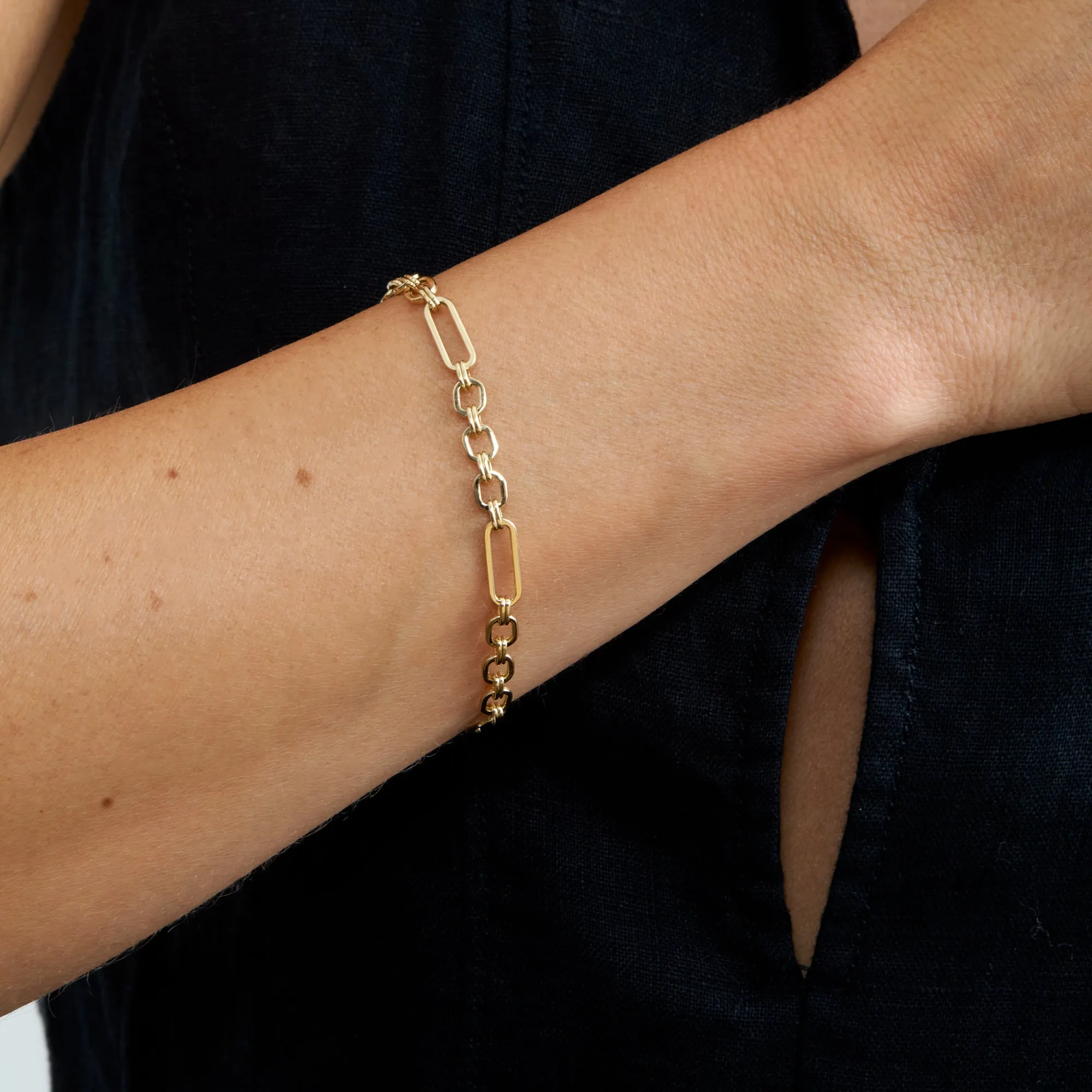 Mixed Link Bracelet, Isolde SARAHELISE