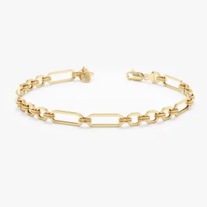 Mixed Link Bracelet, Isolde SARAHELISE