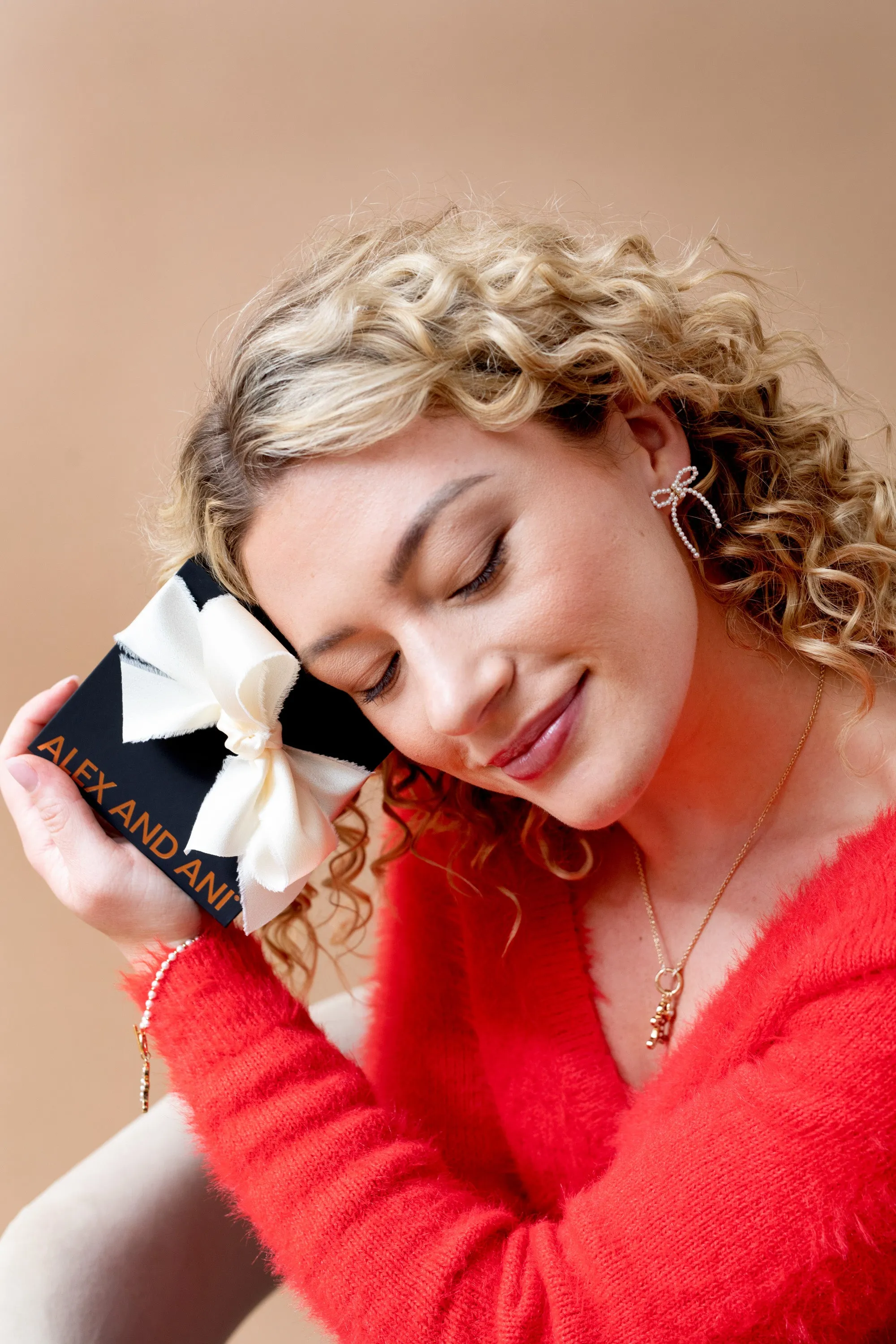 Mother of Pearl Bow Earrings
