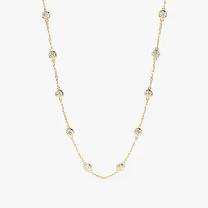 Multi Diamond By The Yard Necklace - 1 ctw, Acacia SARAHELISE