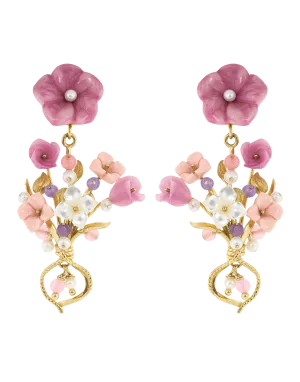 Multi Flower Earrings