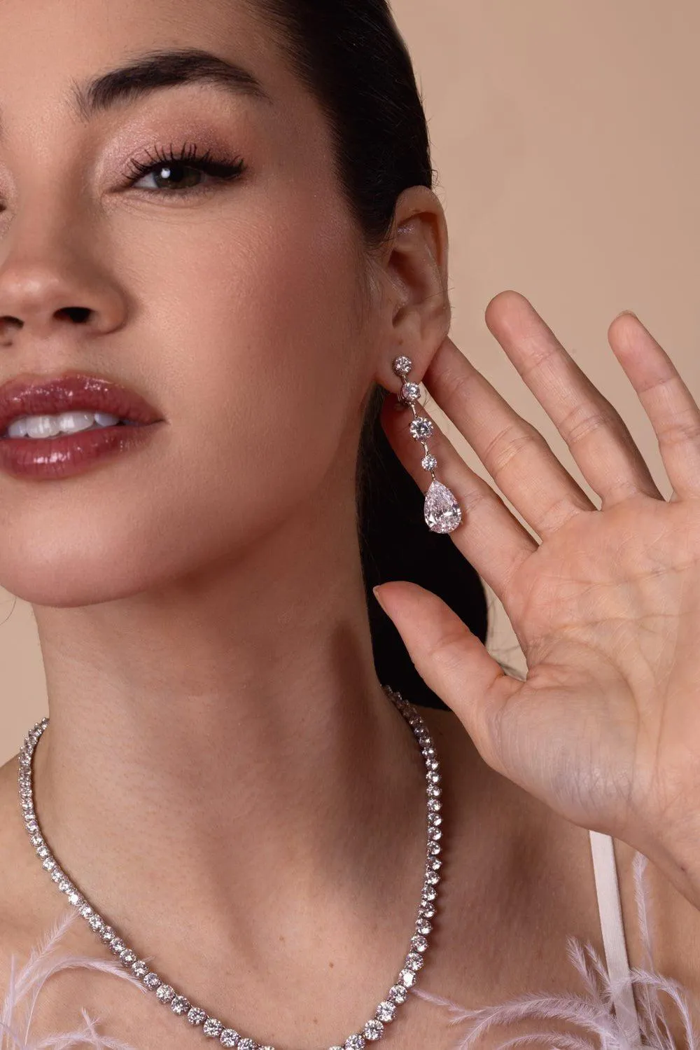 Multi Shape Drop Earrings