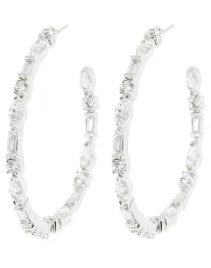Multi Shape Hoop Earrings