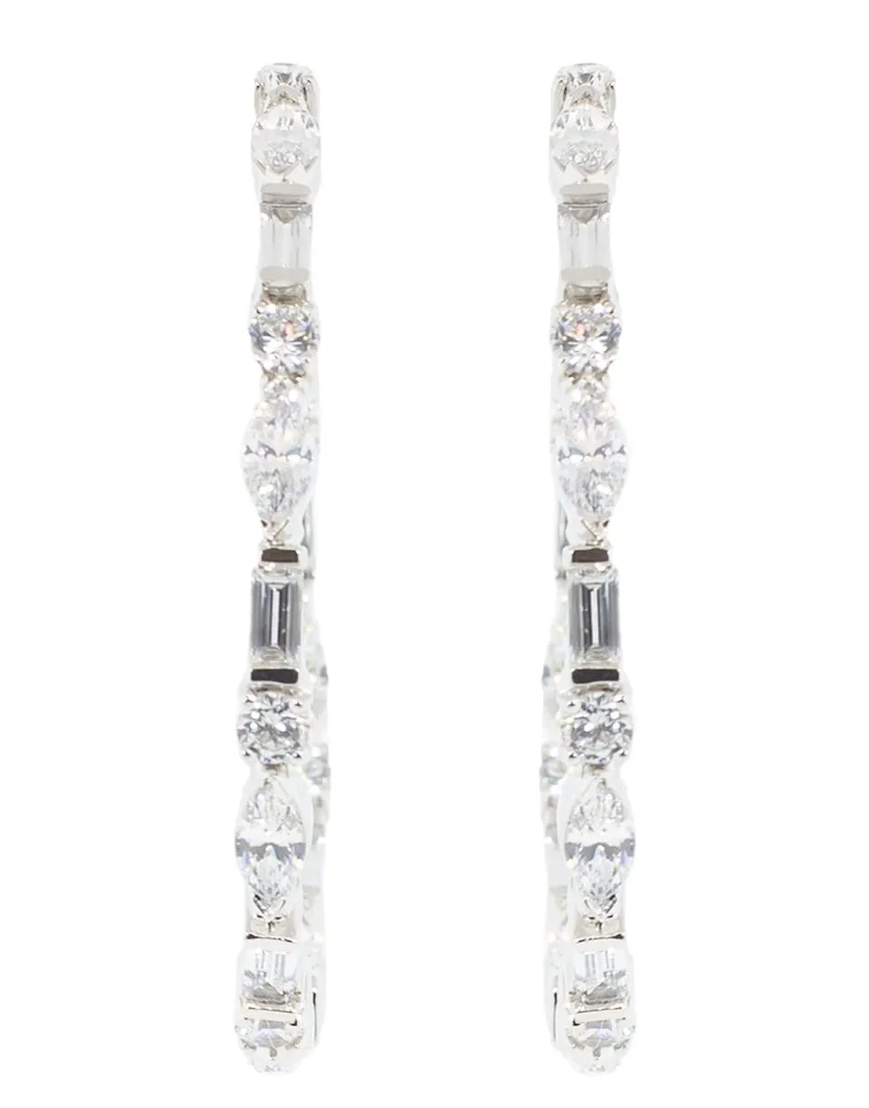 Multi Shape Hoop Earrings