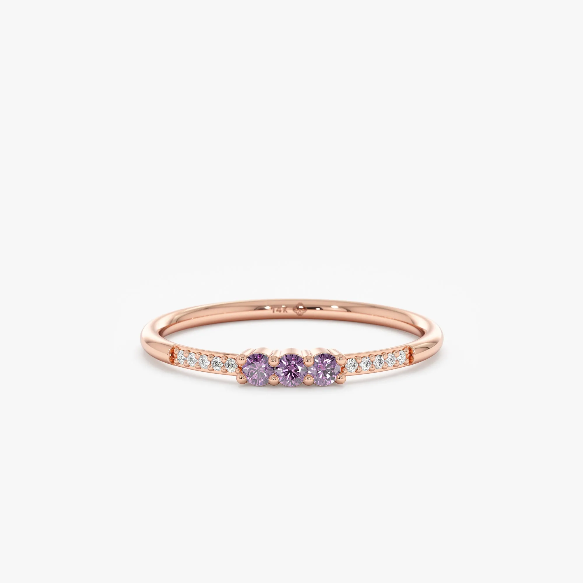 Natural Amethyst and Diamond Ring, Jamie SARAHELISE