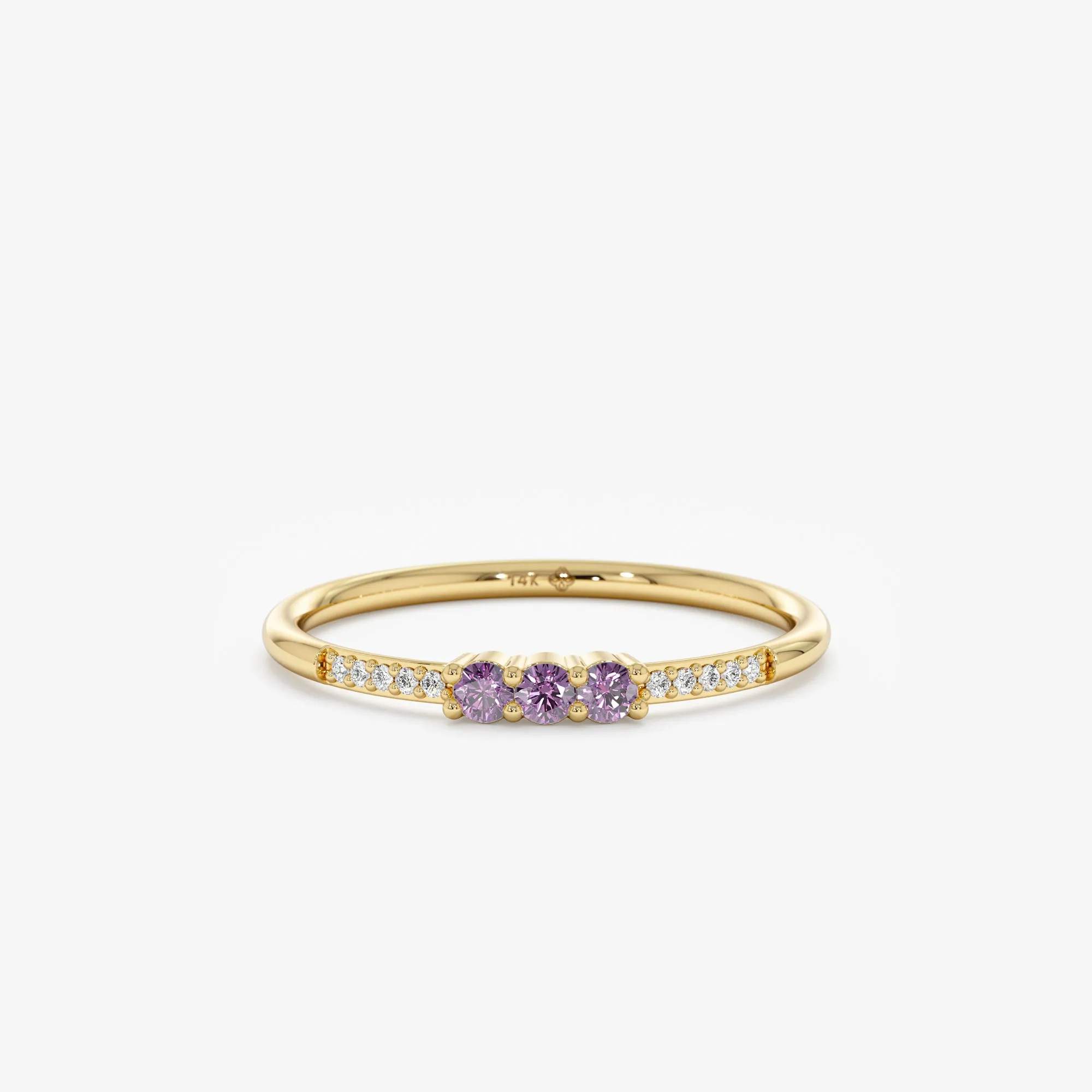 Natural Amethyst and Diamond Ring, Jamie SARAHELISE