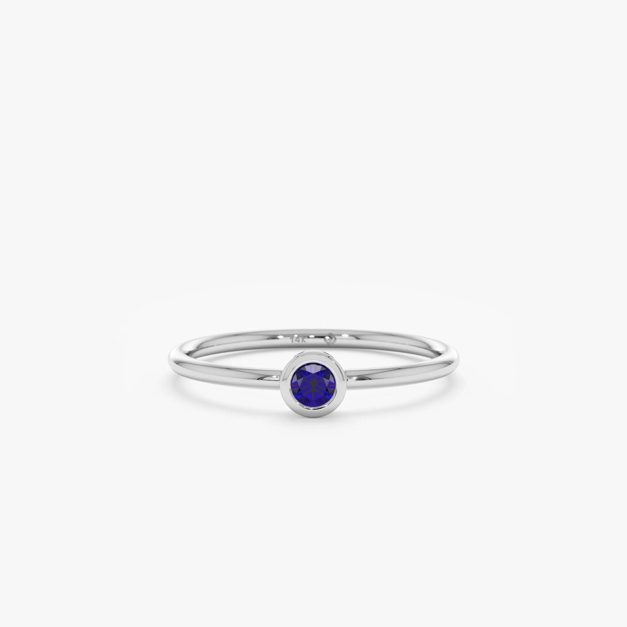 Natural Blue Sapphire Ring, Vienna SARAHELISE