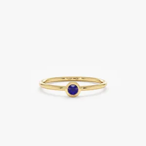 Natural Blue Sapphire Ring, Vienna SARAHELISE