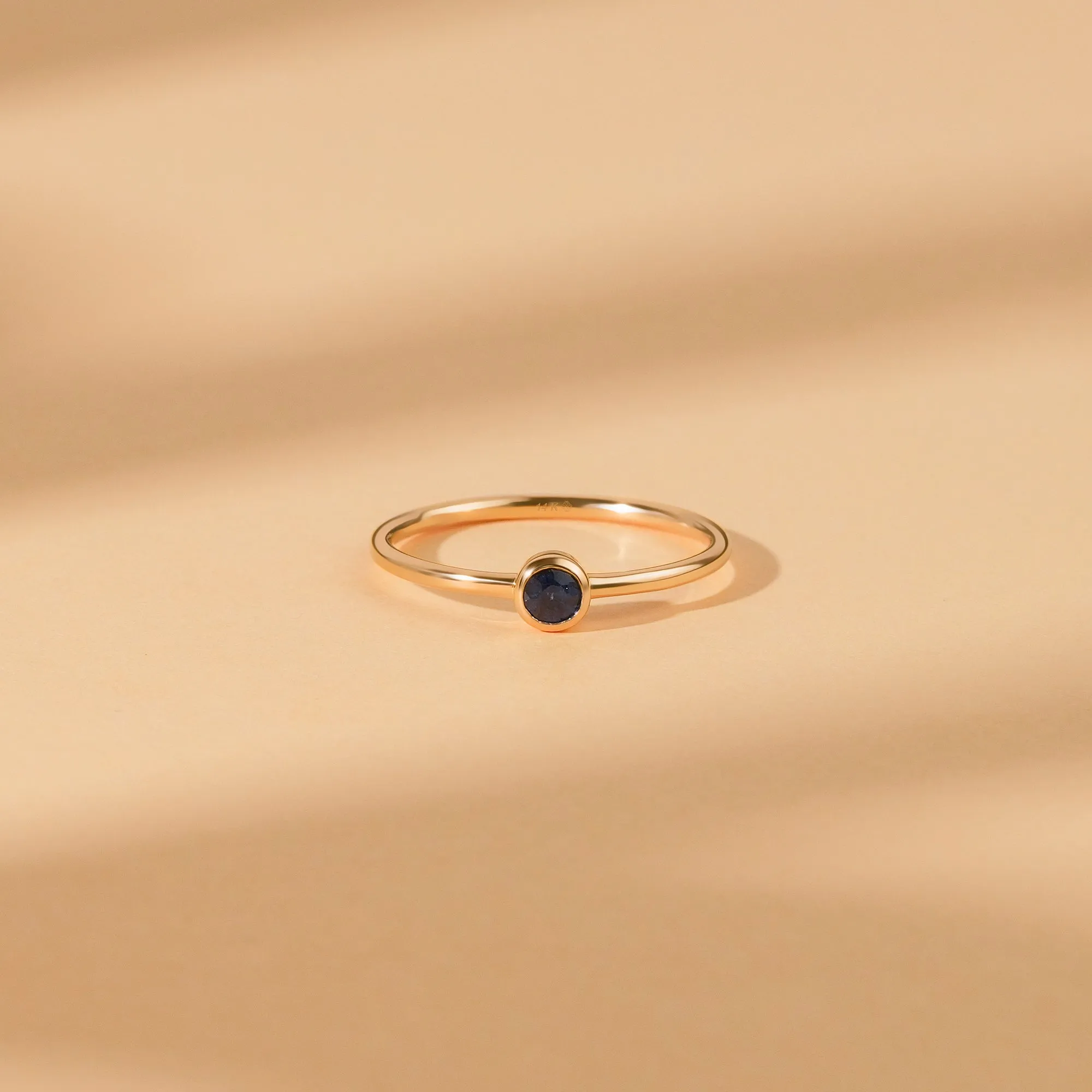 Natural Blue Sapphire Ring, Vienna SARAHELISE