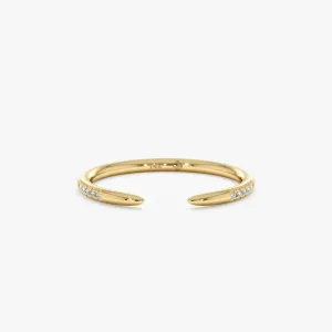 Natural Diamond Claw Ring, Alma SARAHELISE