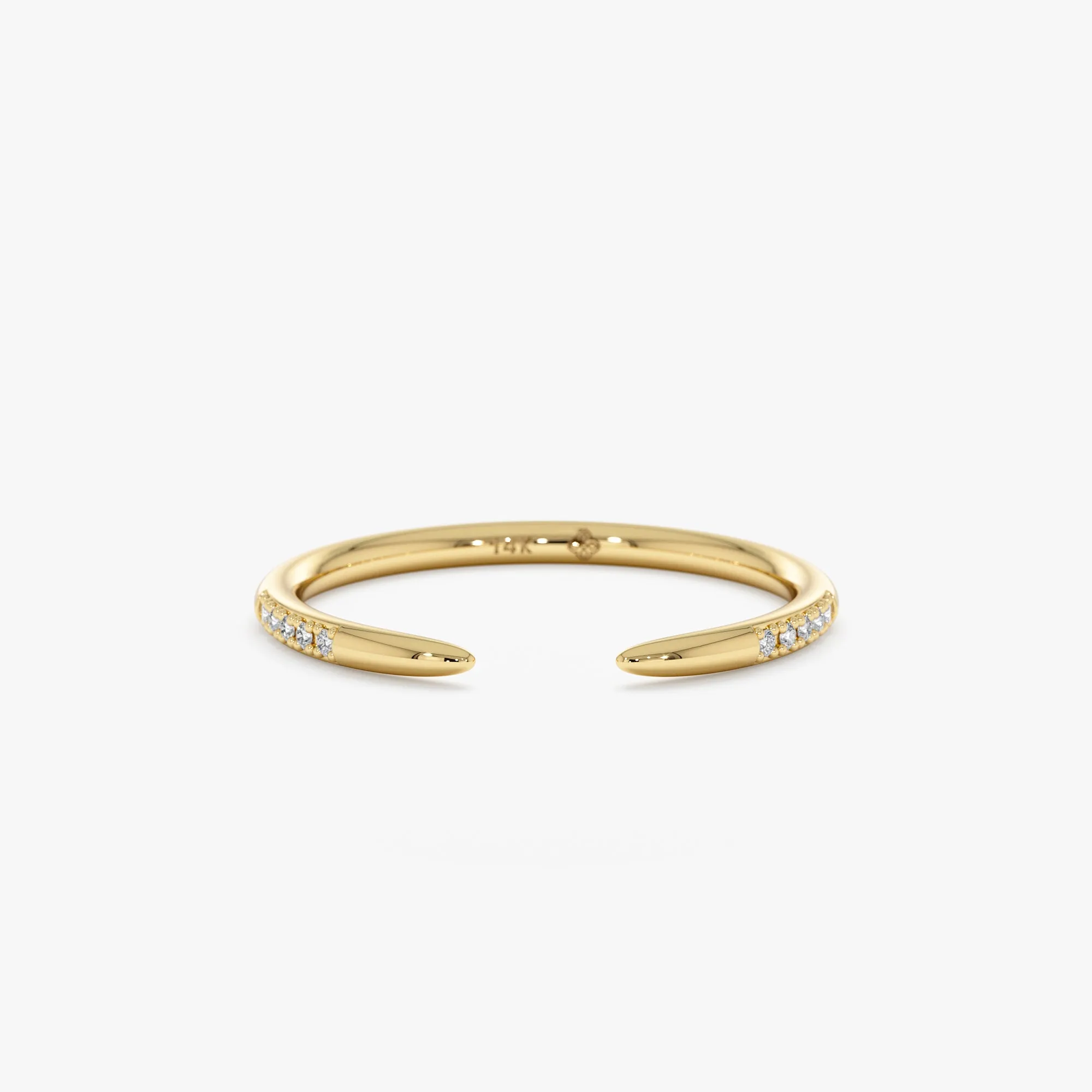 Natural Diamond Claw Ring, Alma SARAHELISE