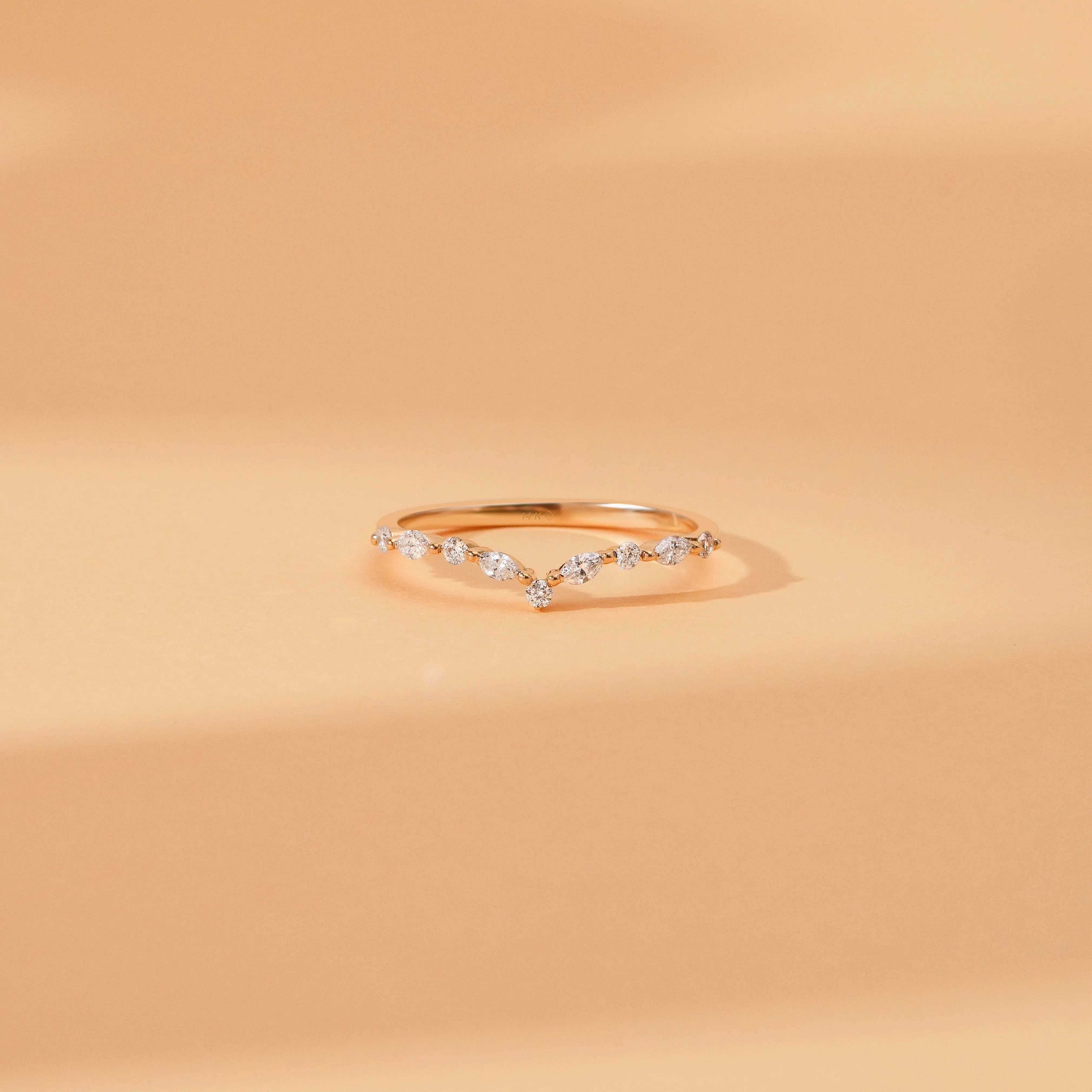Natural Diamond Nesting Ring, Fae SARAHELISE