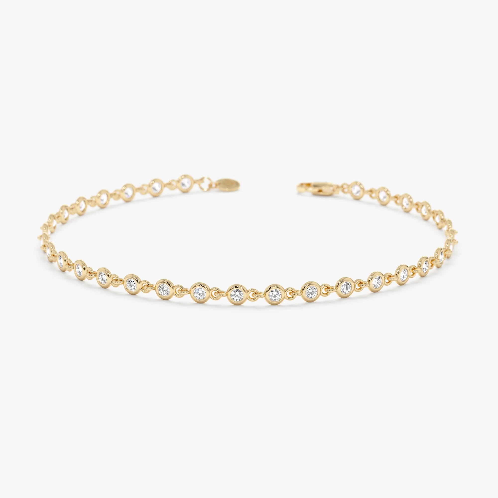 Natural Diamond Tennis Bracelet, Petra SARAHELISE