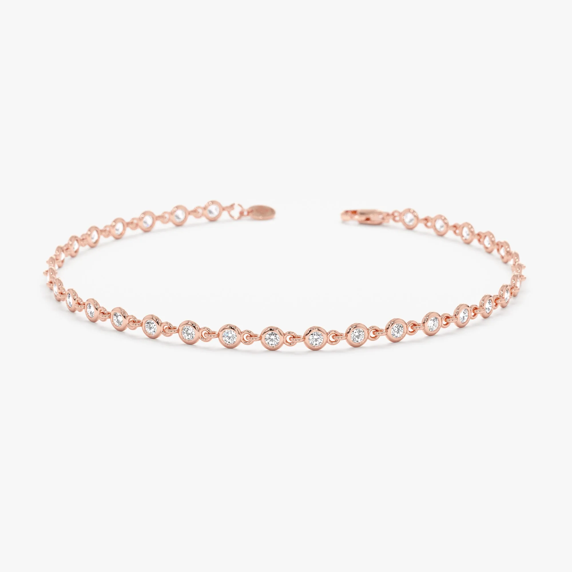 Natural Diamond Tennis Bracelet, Petra SARAHELISE