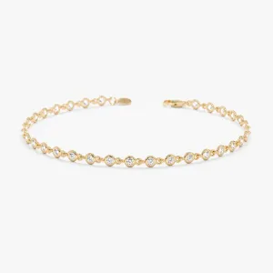 Natural Diamond Tennis Bracelet, Petra SARAHELISE