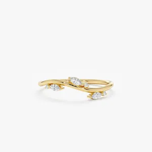 Natural Diamond Vine Ring, Flora SARAHELISE