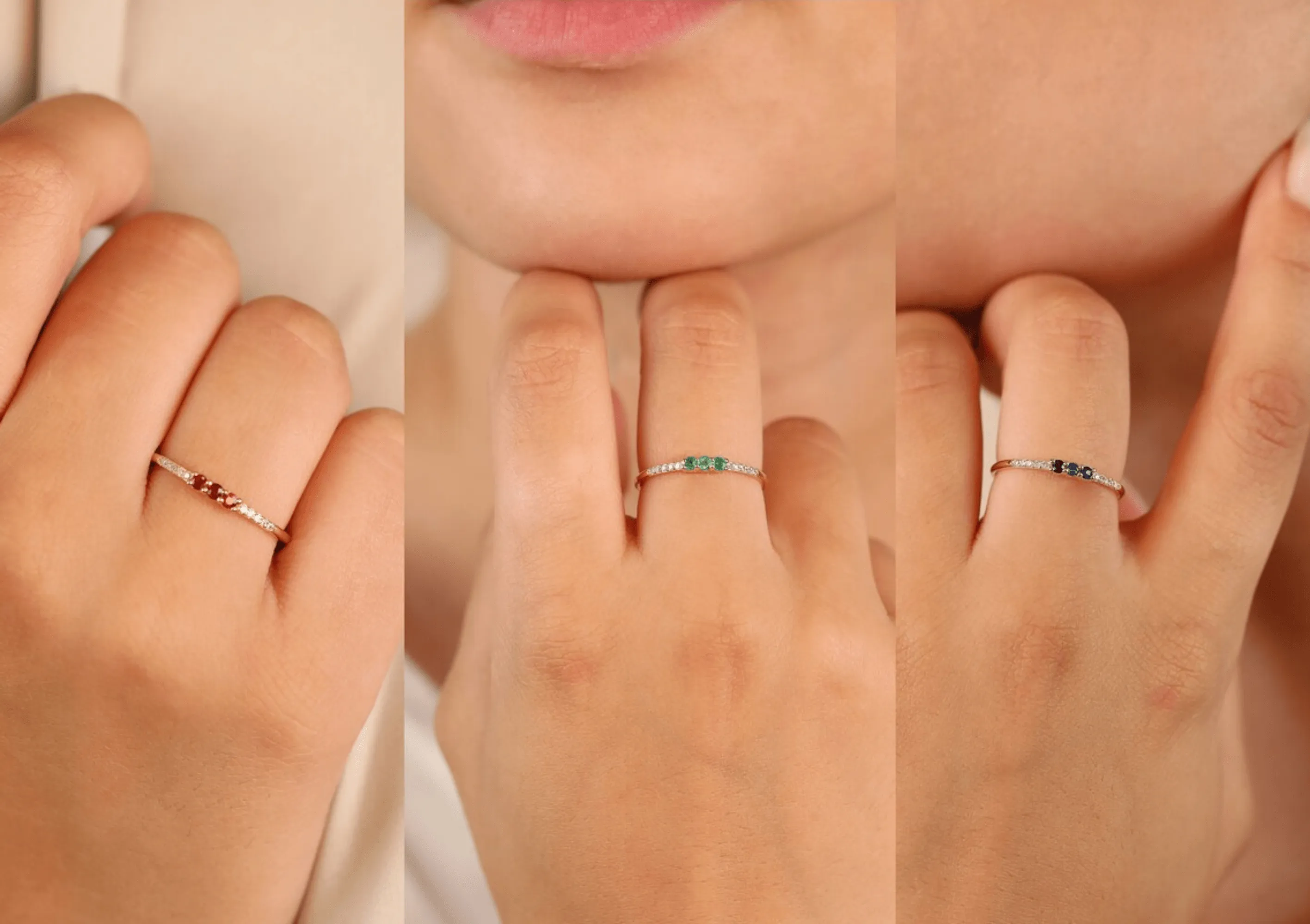 Natural Emerald and Diamond Ring, Jamie SARAHELISE