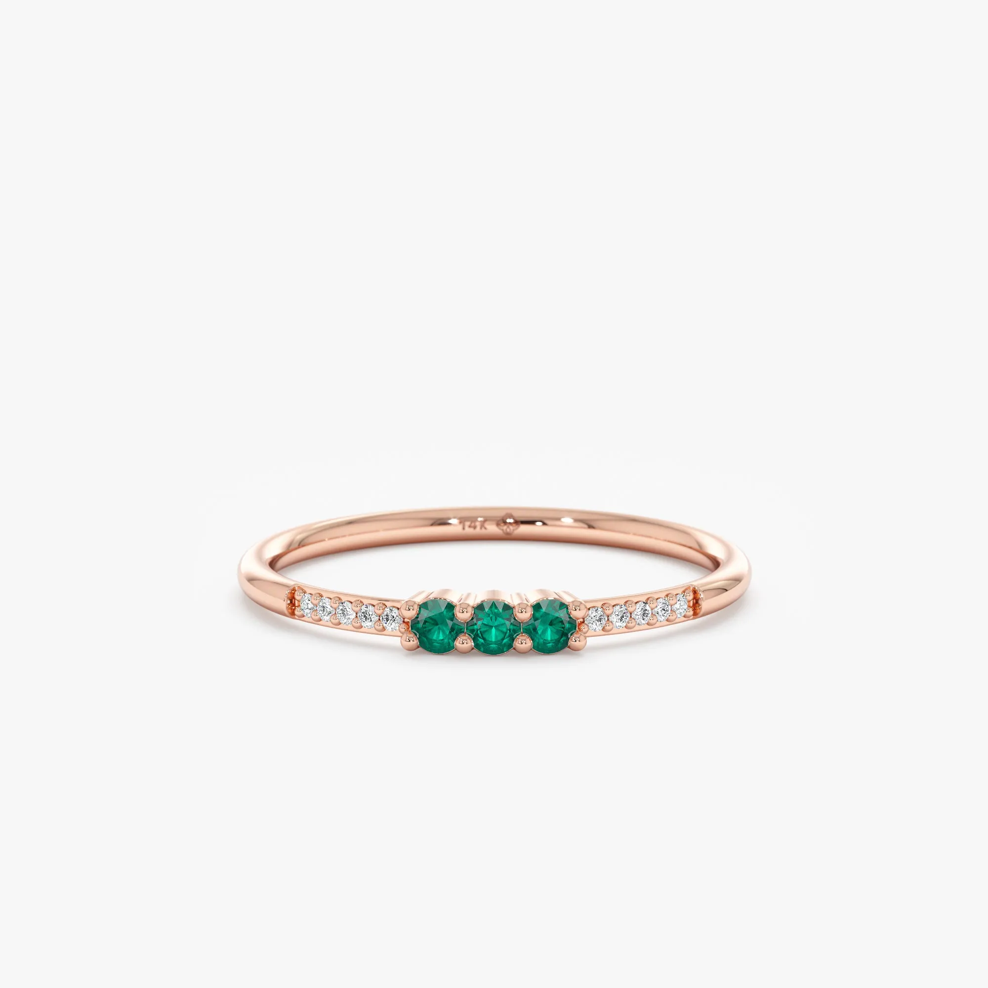 Natural Emerald and Diamond Ring, Jamie SARAHELISE