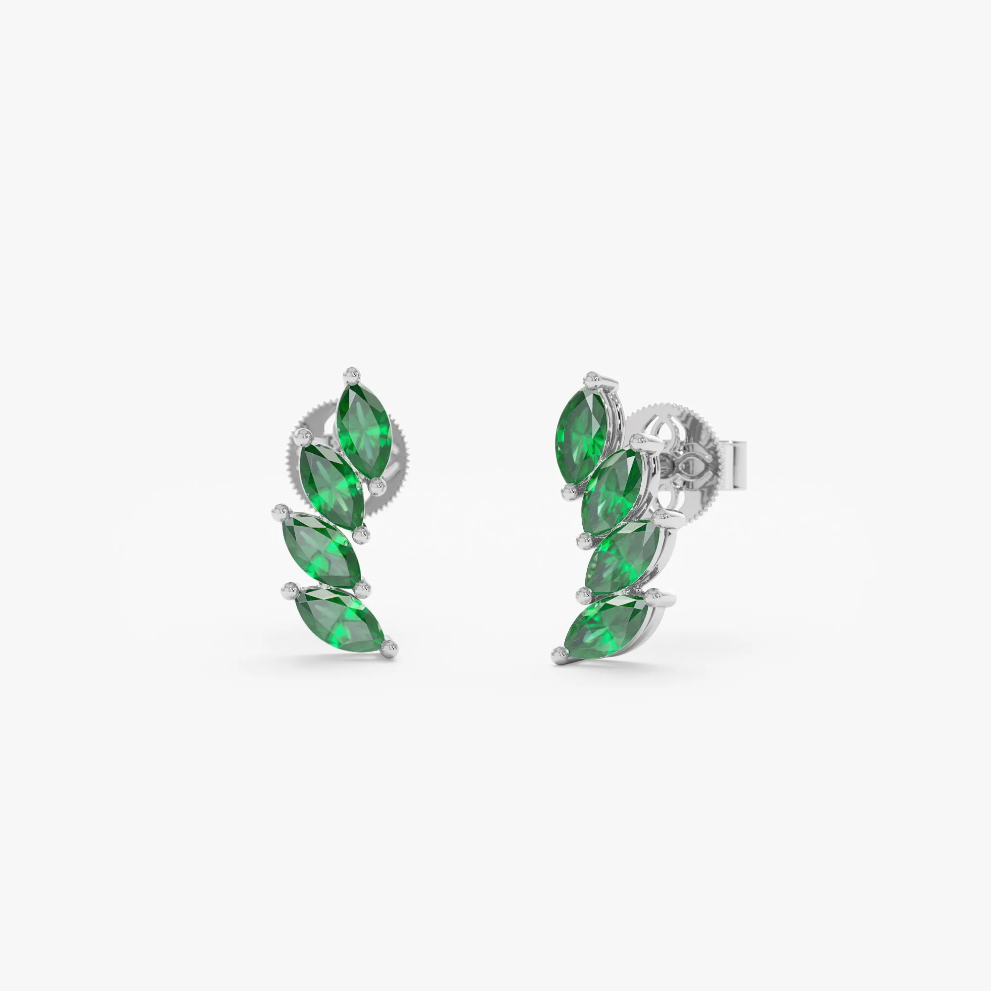 Natural Emerald Ear Climber, Rosemary SARAHELISE