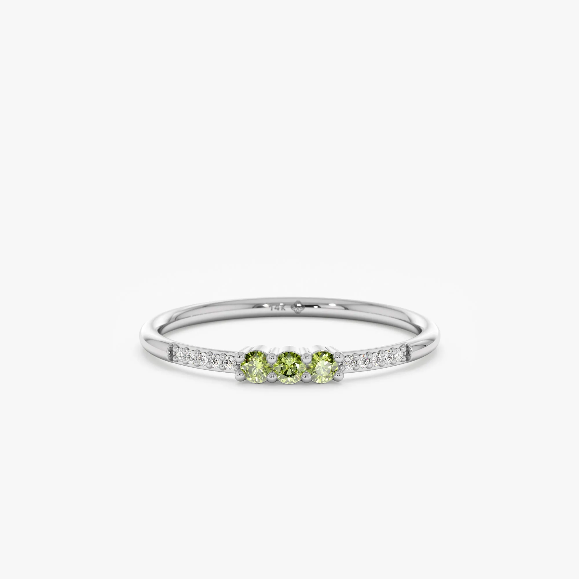 Natural Peridot and Diamond Ring, Jamie SARAHELISE