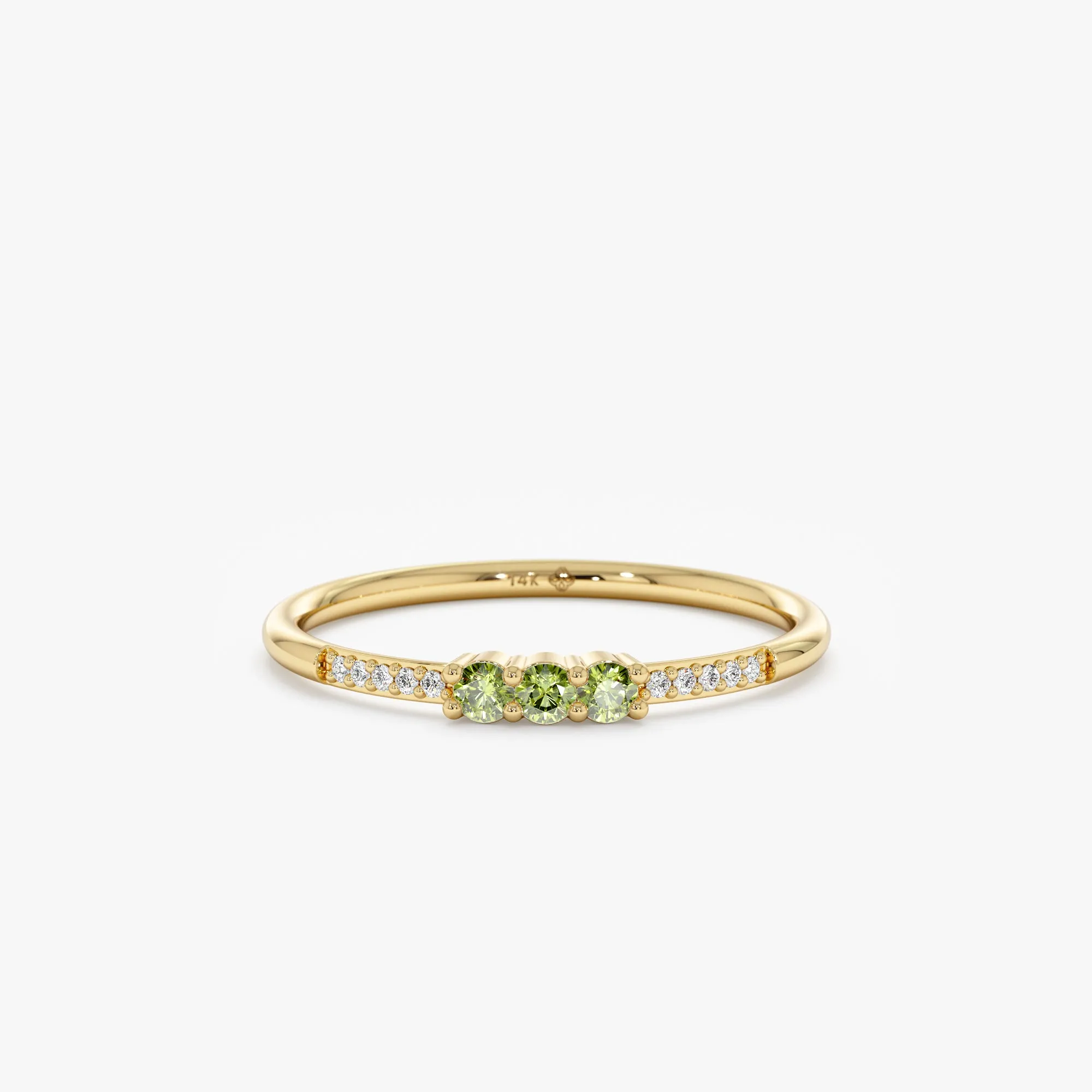 Natural Peridot and Diamond Ring, Jamie SARAHELISE