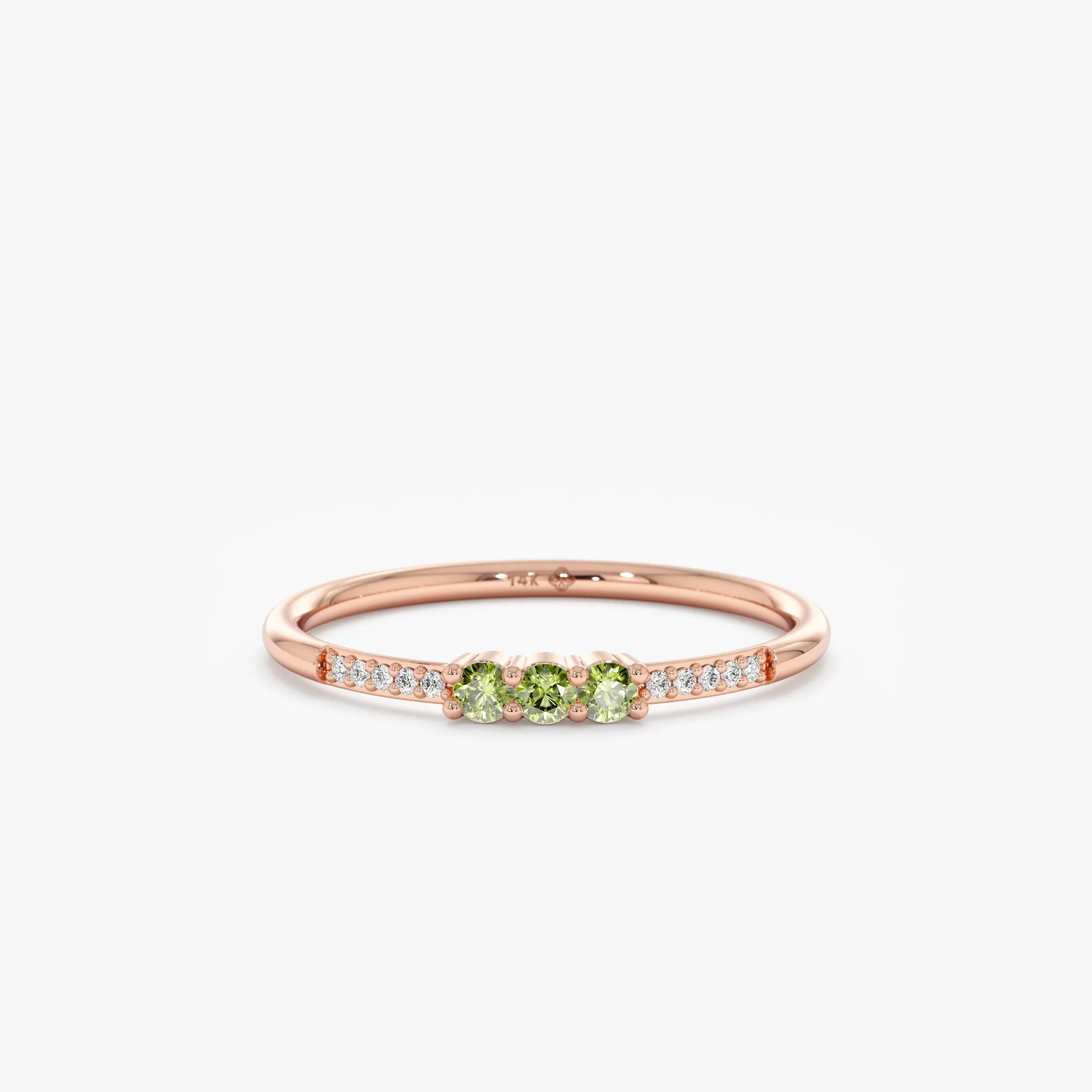 Natural Peridot and Diamond Ring, Jamie SARAHELISE