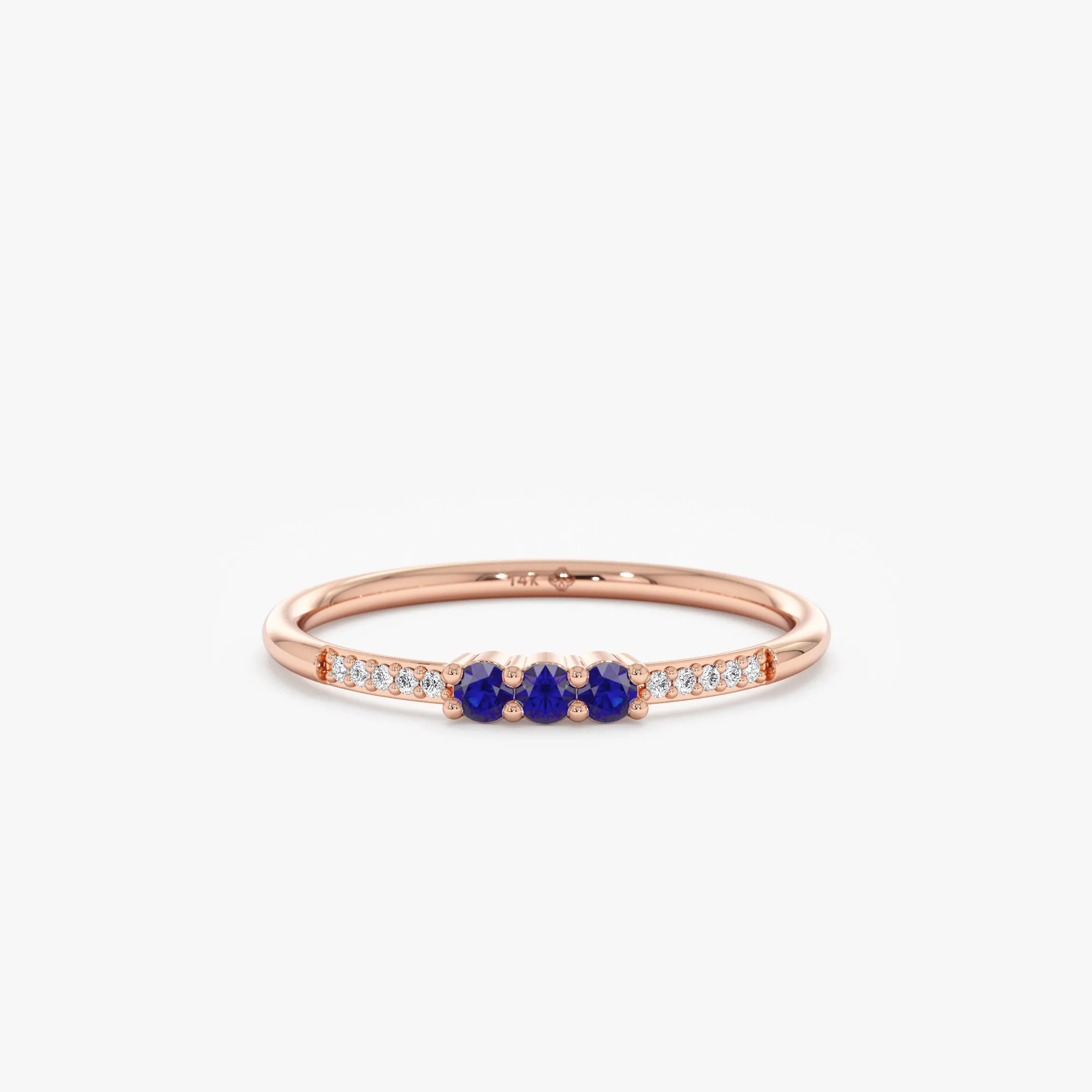 Natural Sapphire and Diamond Ring, Jamie SARAHELISE