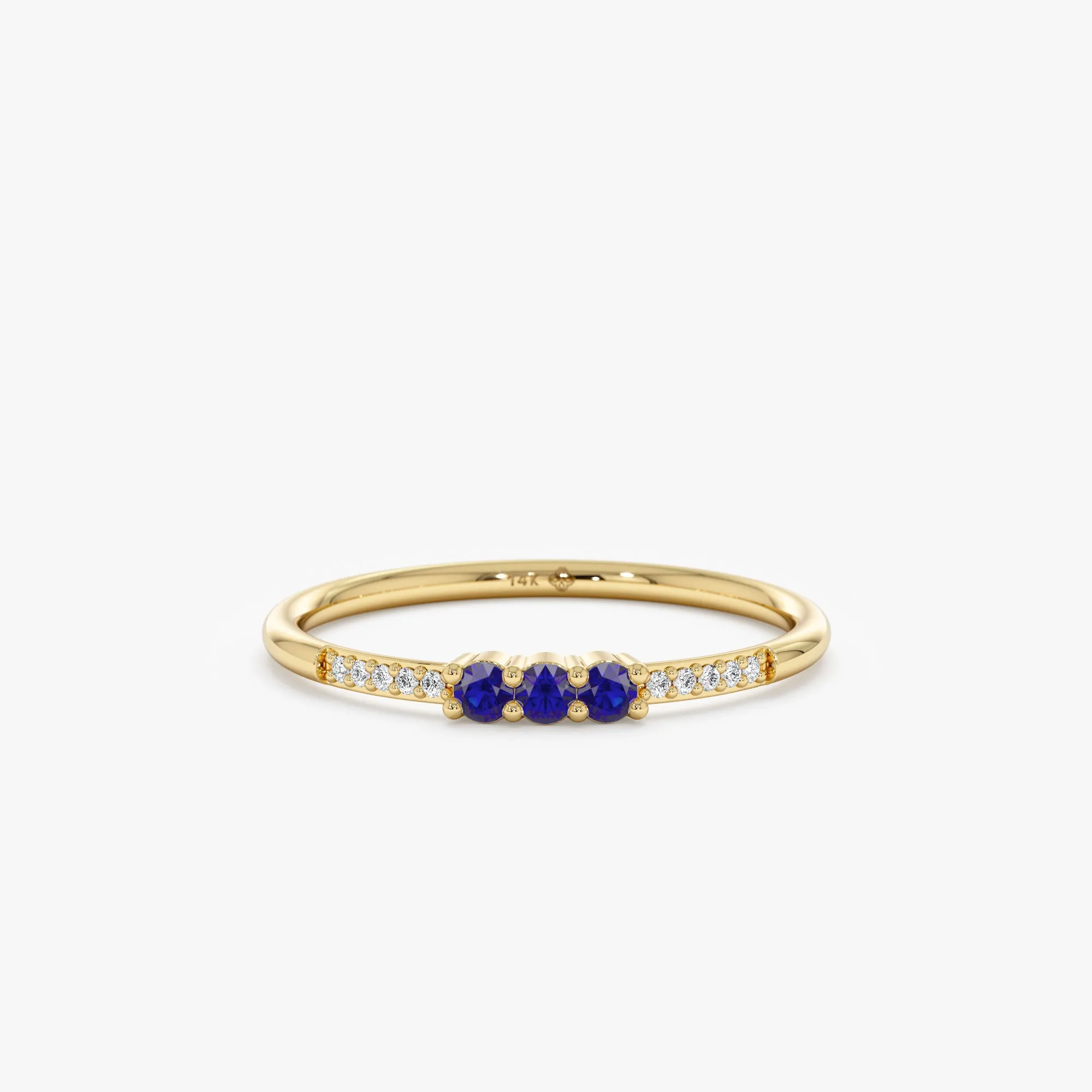 Natural Sapphire and Diamond Ring, Jamie SARAHELISE