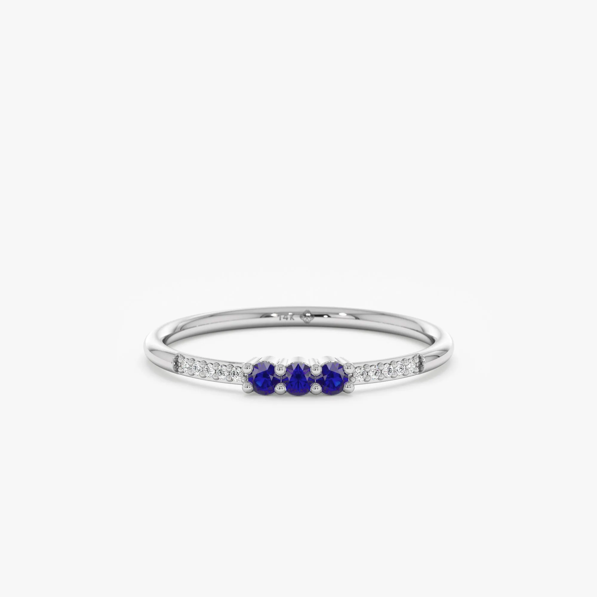 Natural Sapphire and Diamond Ring, Jamie SARAHELISE