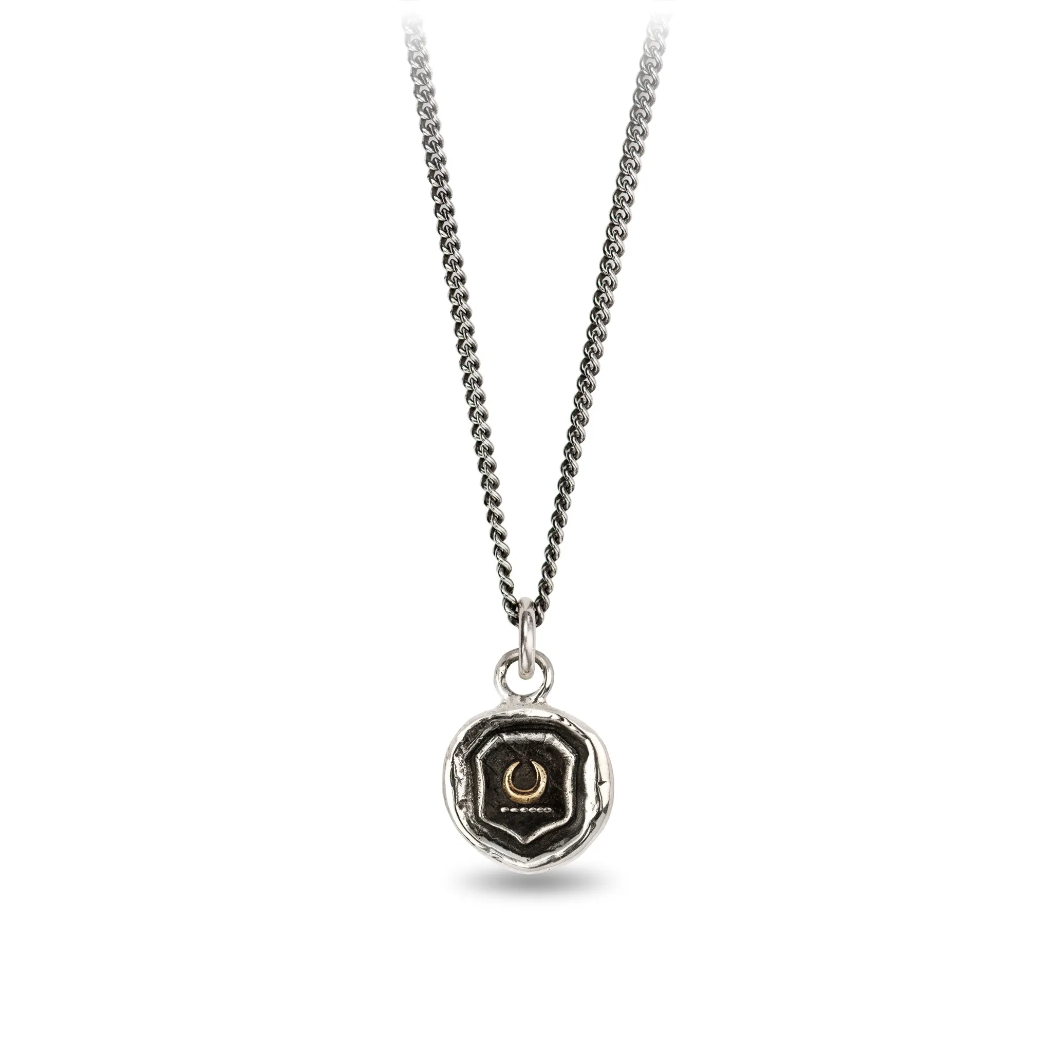New Beginnings 14K Gold on Silver Talisman