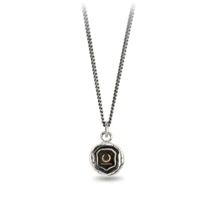 New Beginnings 14K Gold on Silver Talisman