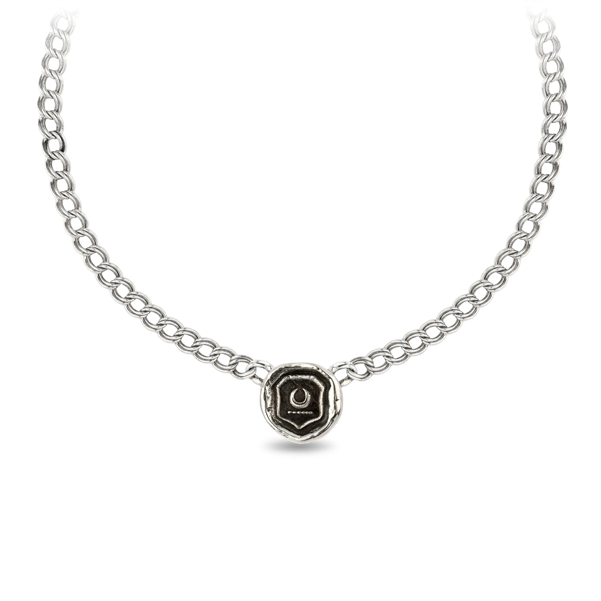 New Beginnings Double Curb Link Talisman Choker